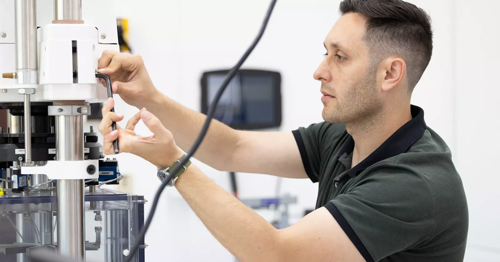 Employee in lab